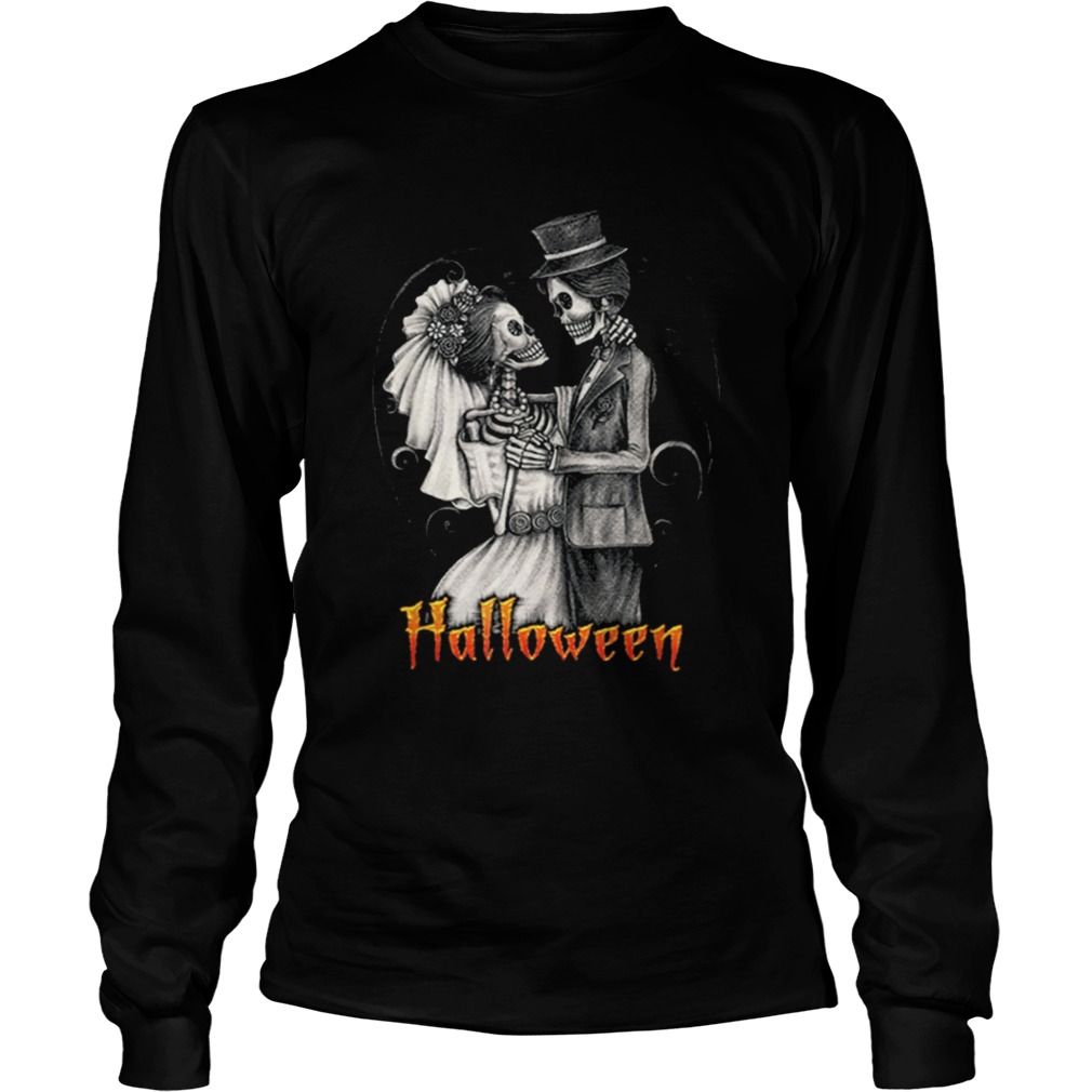 Original Halloween Wedding Day In OctoberBride And Groom LongSleeve