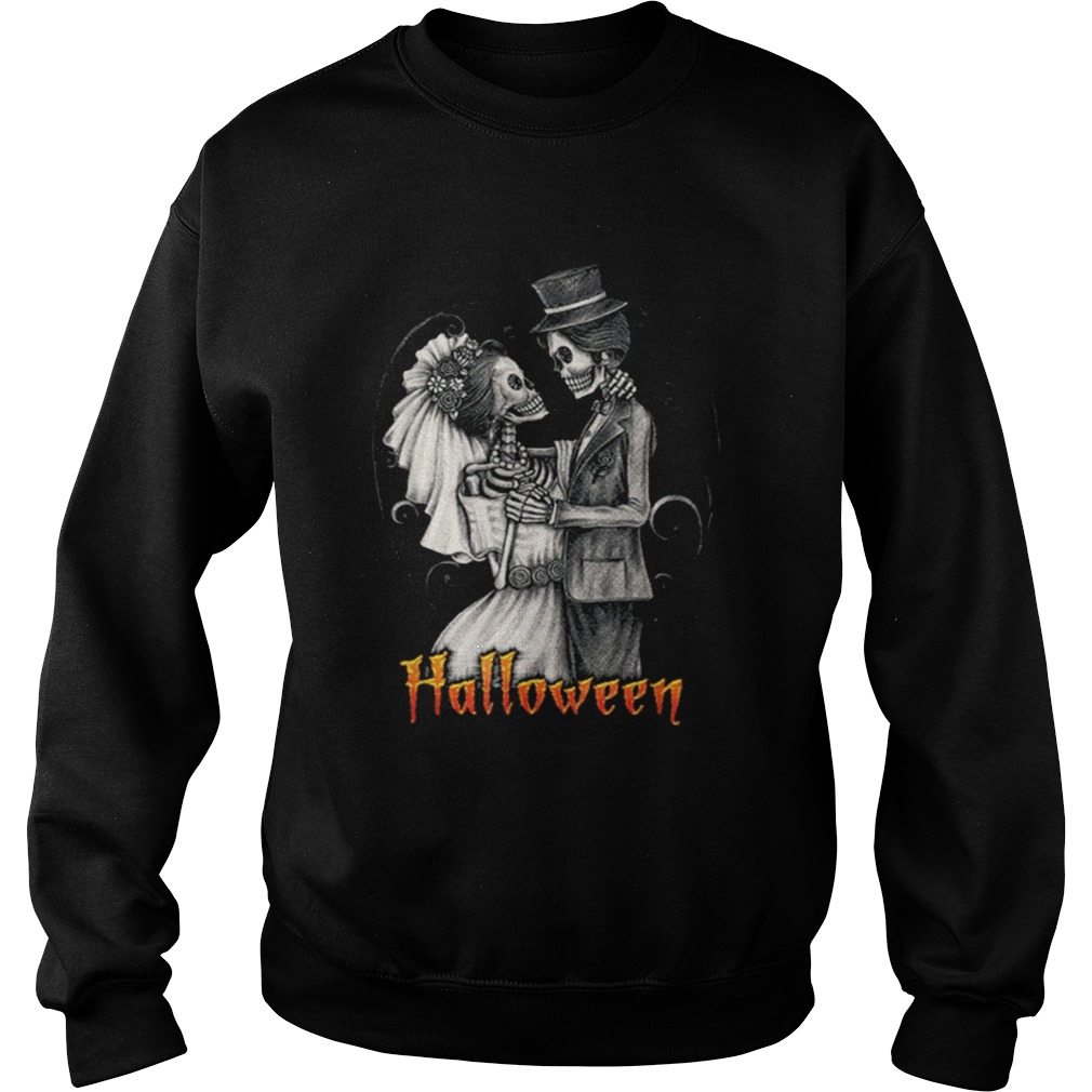 Original Halloween Wedding Day In OctoberBride And Groom Sweatshirt