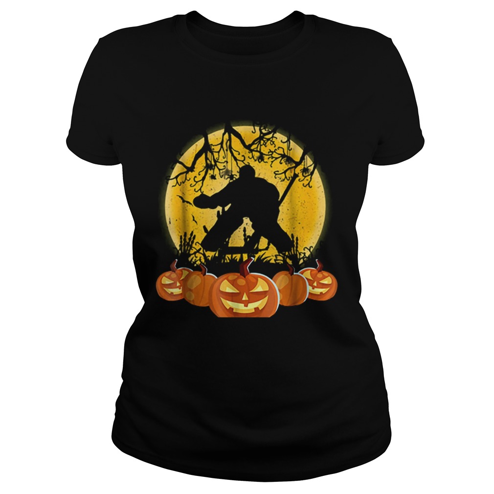 Original Hockey Goalie Pumpkin Halloween Classic Ladies