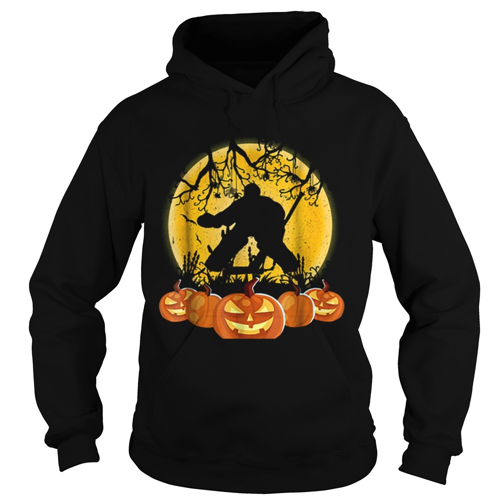 Original Hockey Goalie Pumpkin Halloween Hoodie