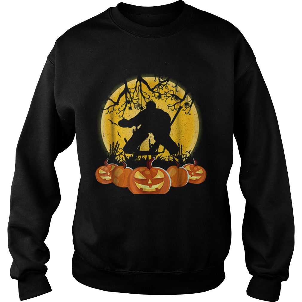 Original Hockey Goalie Pumpkin Halloween Sweatshirt