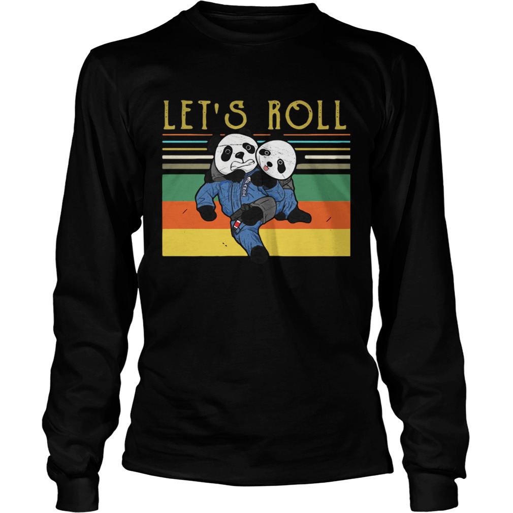 Panda lets roll vintage LongSleeve