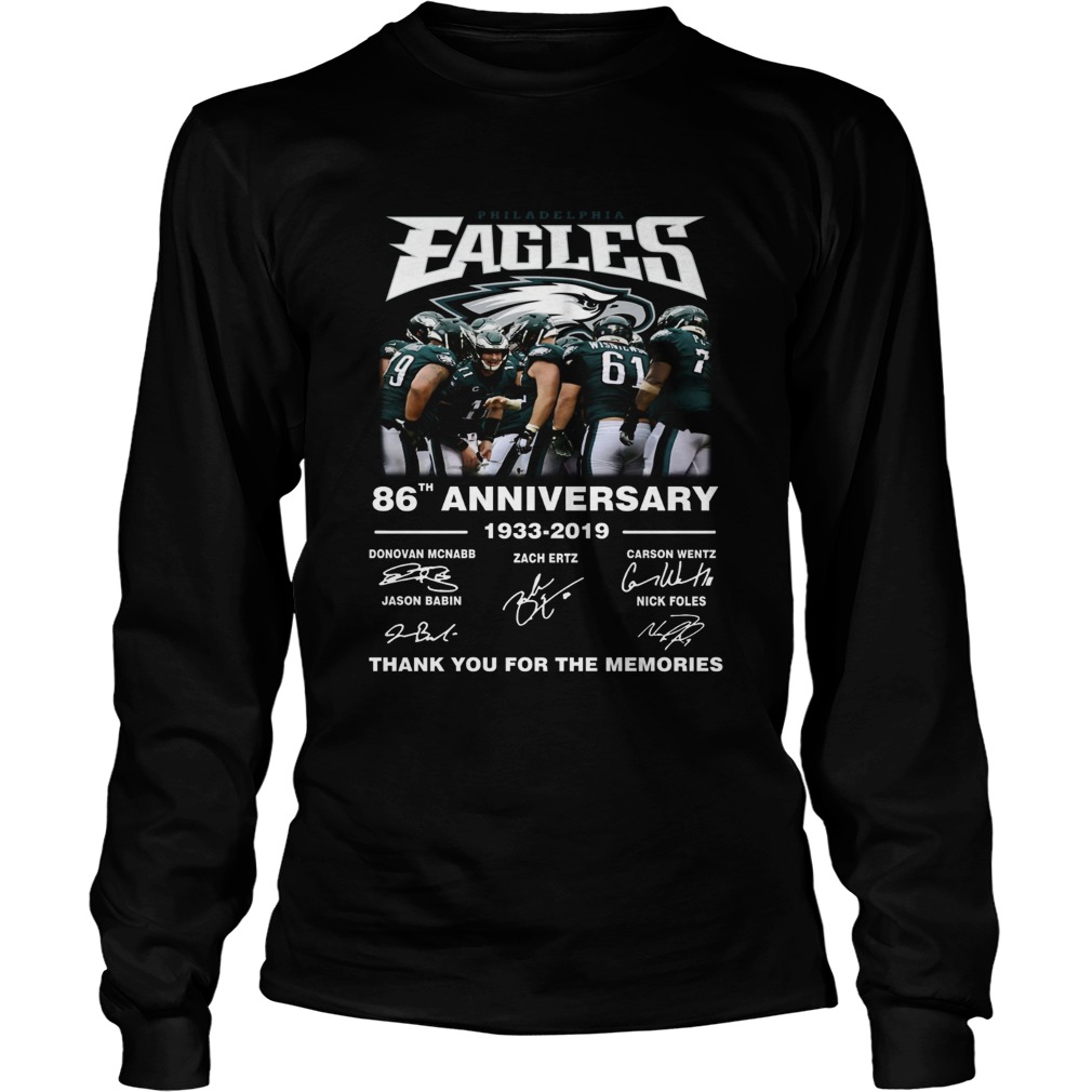 Philadelphia Eagles 86th anniversary 1933 2019 LongSleeve