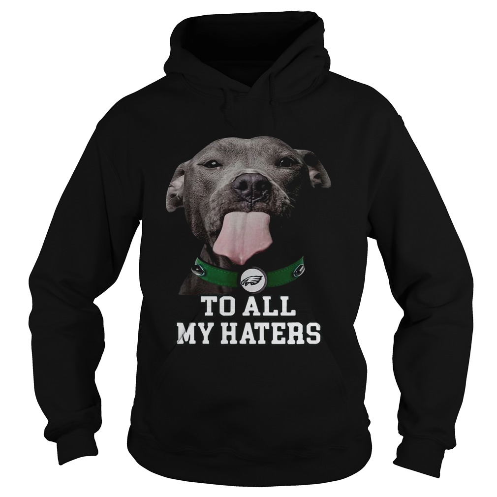 Philadelphia Eagles to all my haters Pitbull Hoodie