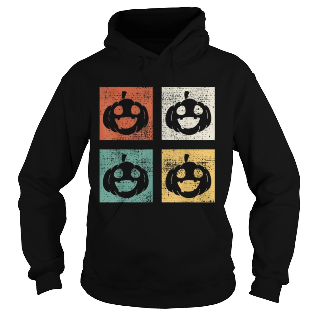 Premium Halloween Retro Vintage Pumpkin Funny Hoodie