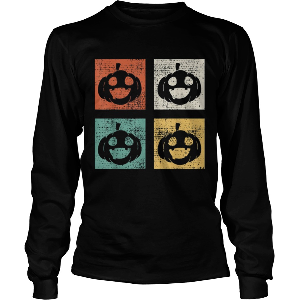 Premium Halloween Retro Vintage Pumpkin Funny LongSleeve