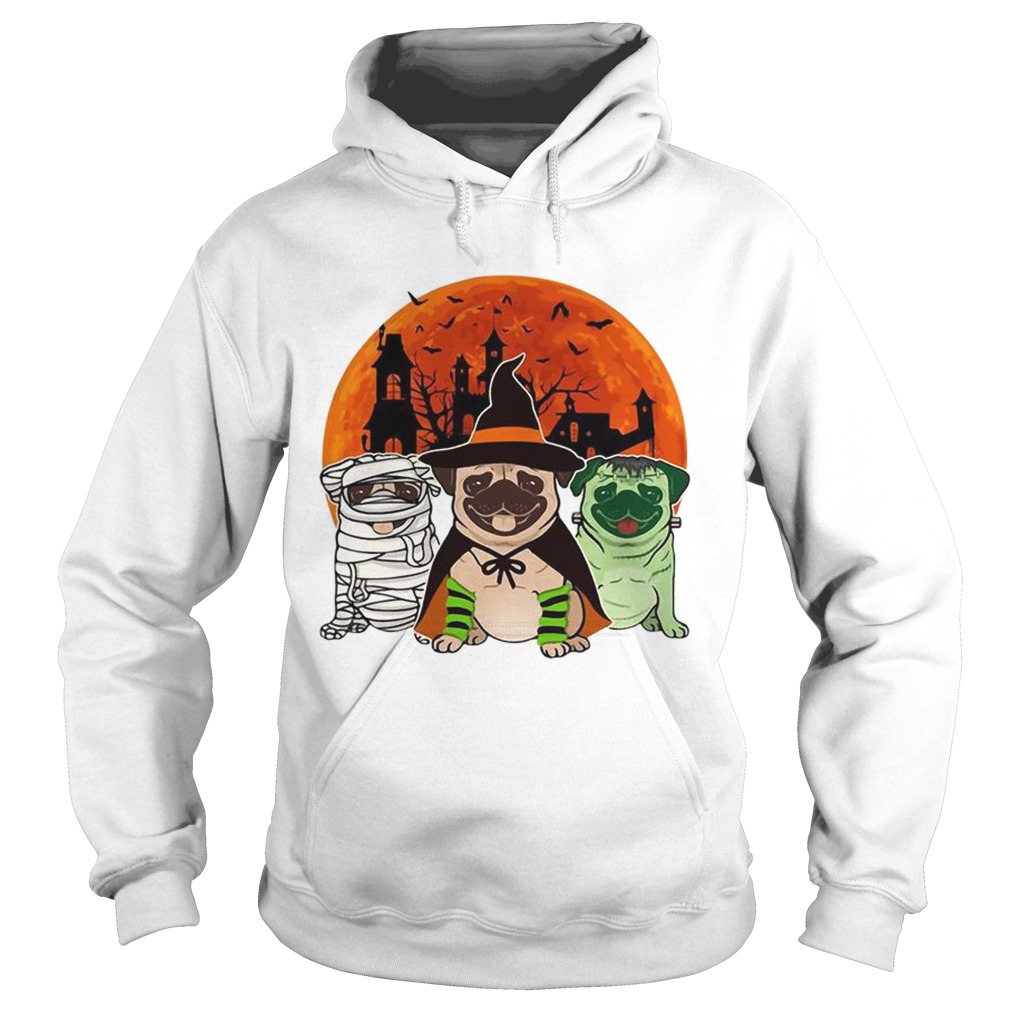 Pug in Halloween costume parties Hoodie