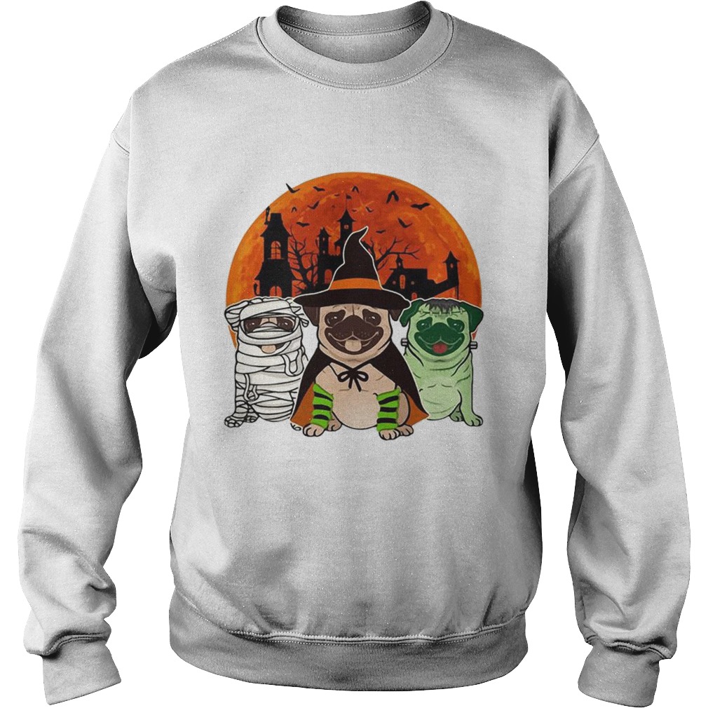 Pug in Halloween costume parties Sweatshirt