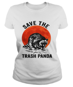 Racoon Save The Trash Pandas sunset  Classic Ladies