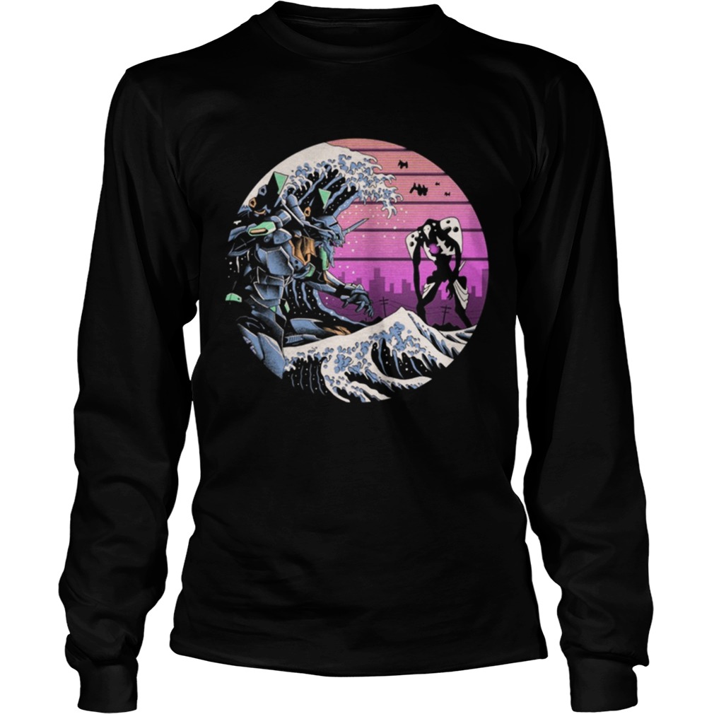 Retro wave eva womens t LongSleeve