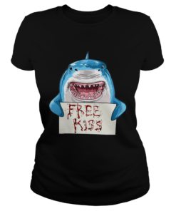 Shark Free Kiss TShirt Classic Ladies