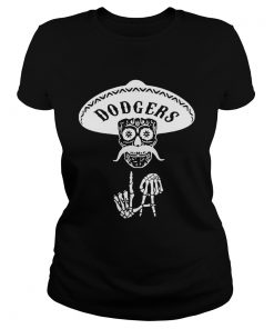 Skull Los Angeles Dodgers  Classic Ladies