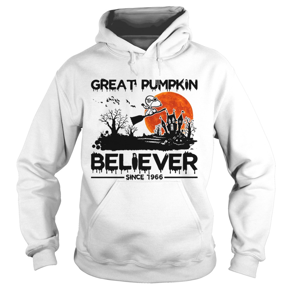 Snoopy Great pumpkin believer since 1966 Halloween Hoodie