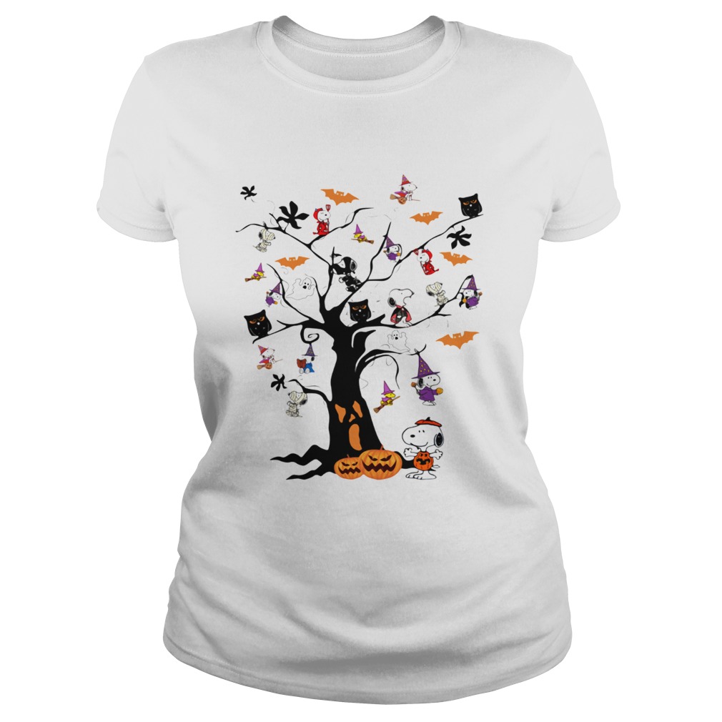 Snoopy Halloween tree Classic Ladies