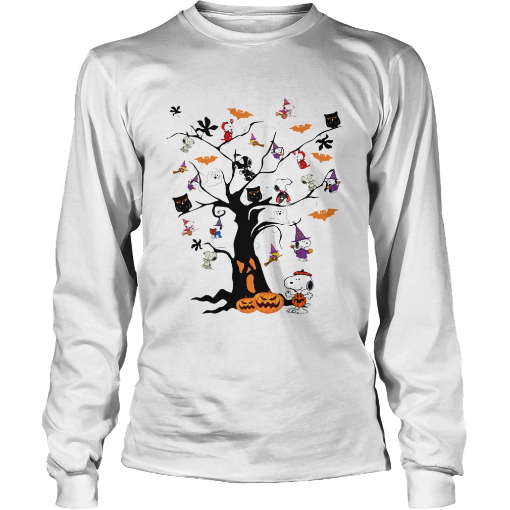 Snoopy Halloween tree LongSleeve