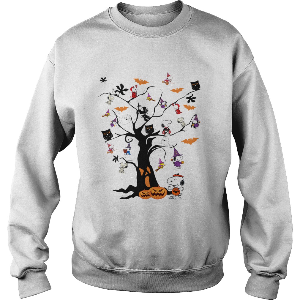 Snoopy Halloween tree Sweatshirt