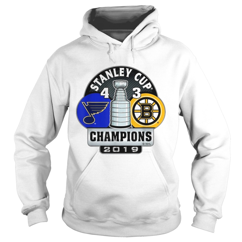 Stanley cup champions St louis blues 4 3 boston bruins Hoodie