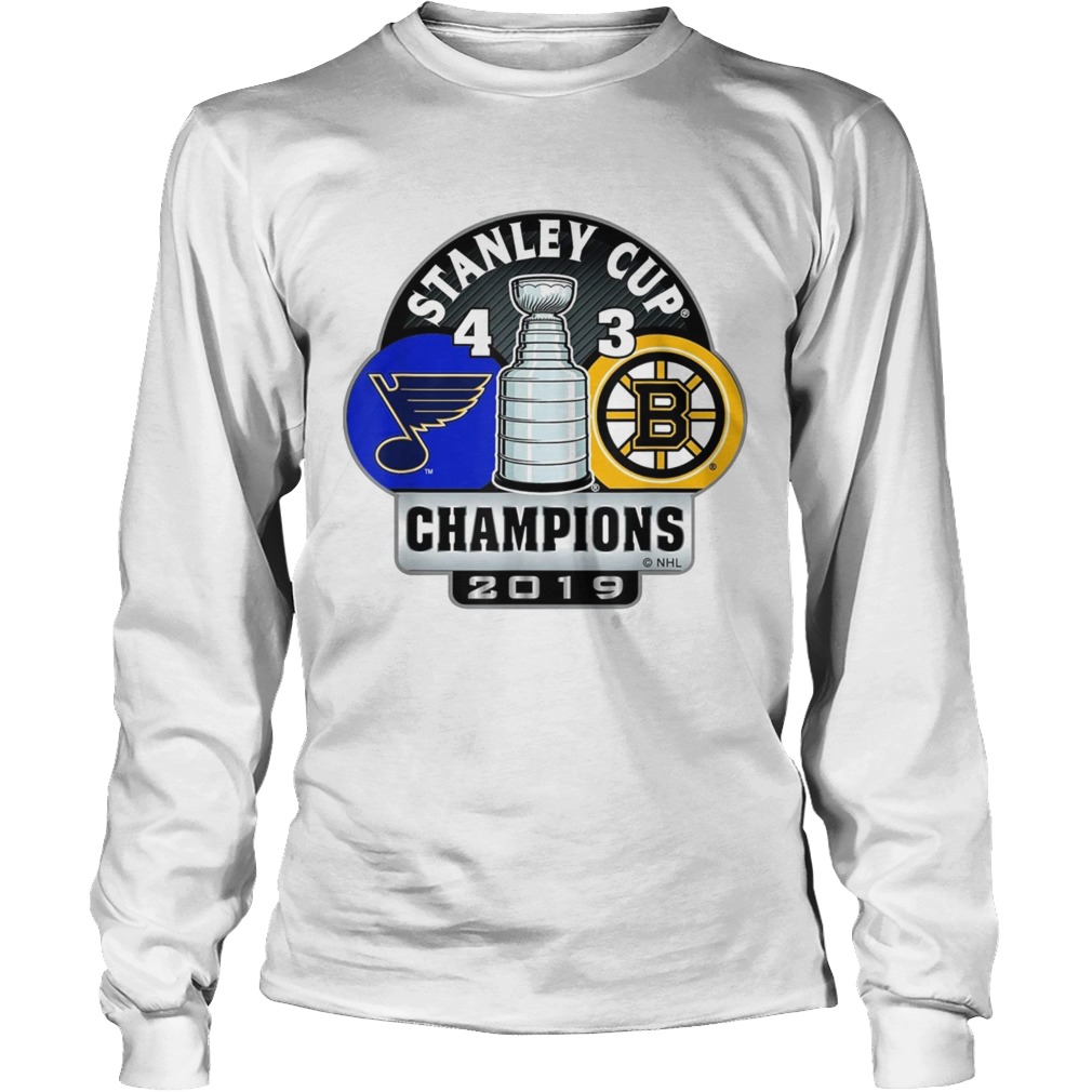 Stanley cup champions St louis blues 4 3 boston bruins LongSleeve