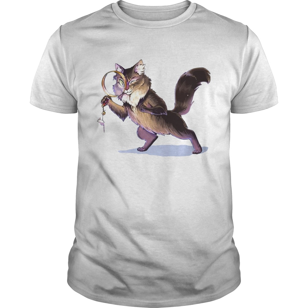 Starring Scraps McGee Cat Detective Tee Shirt