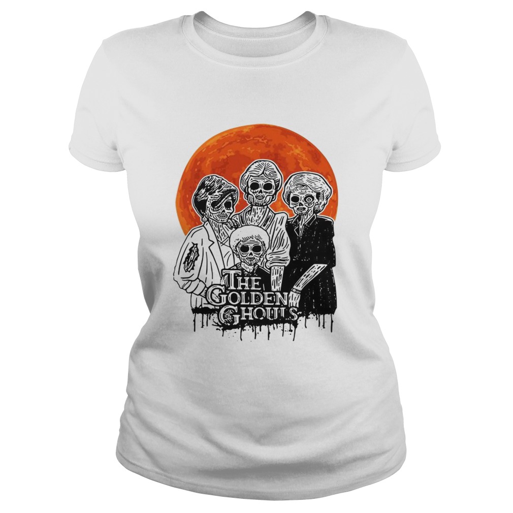 The Golden Ghouls Halloween moon Classic Ladies