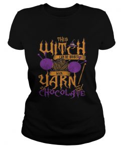 The witch can be bribed with yarn chocolate Halloween  Classic Ladies