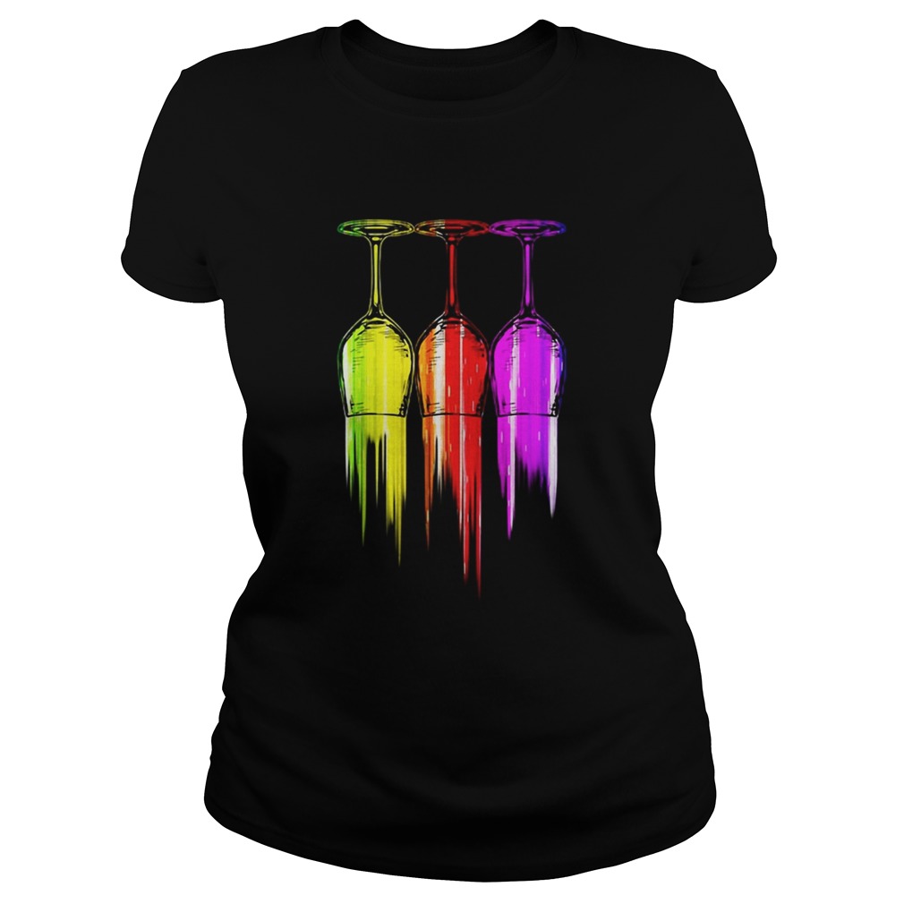 Three wine color Halloween Classic Ladies