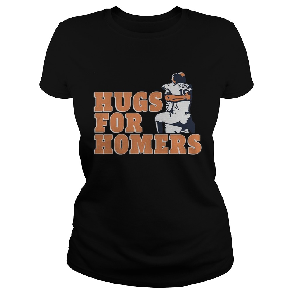 Tony Kemp And Evan Gattis Hug For Homers Shirt Classic Ladies