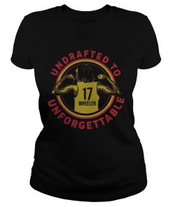 Undrafted To Unforgettable Erica Wheeler Shirt Classic Ladies