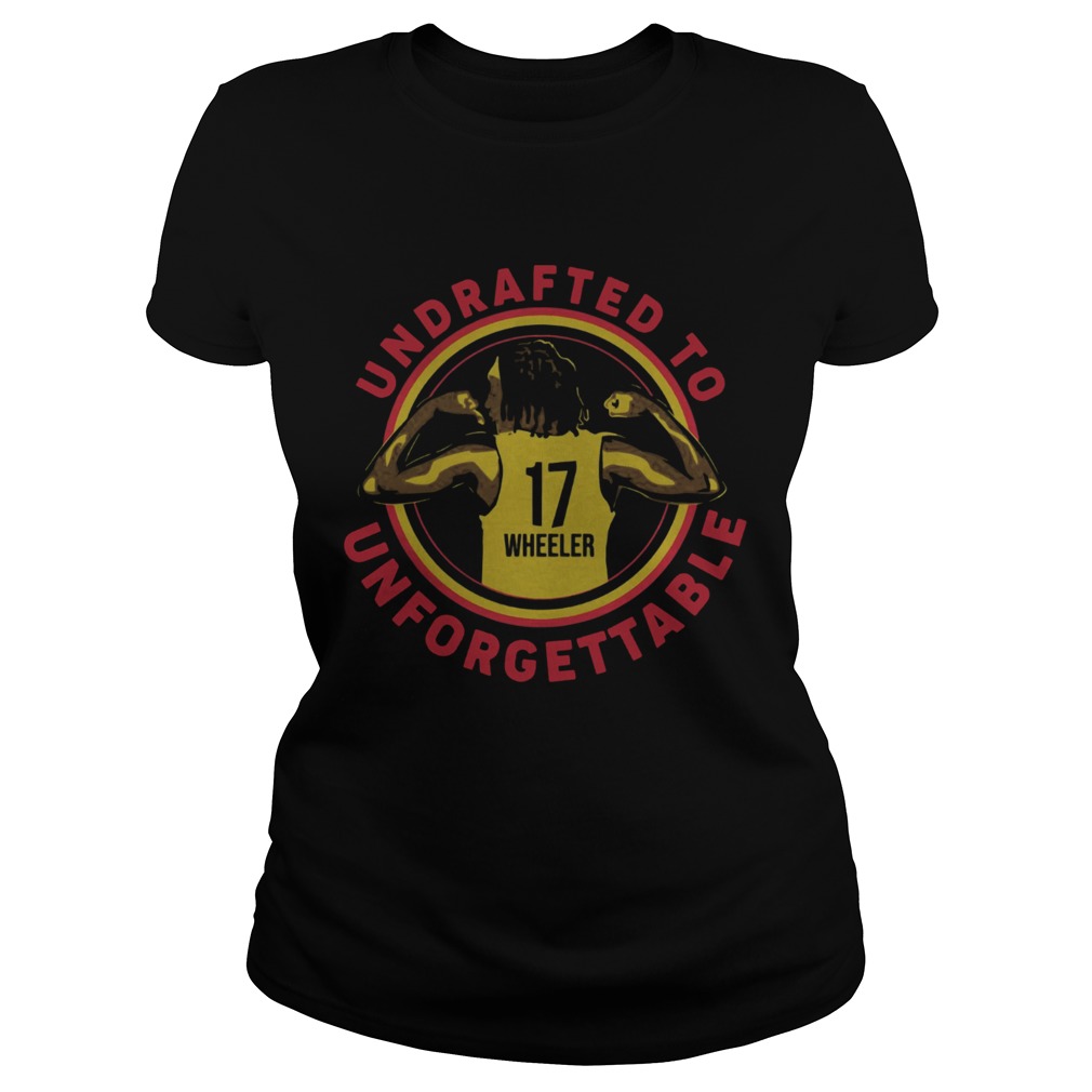 Undrafted To Unforgettable Erica Wheeler Shirt Classic Ladies