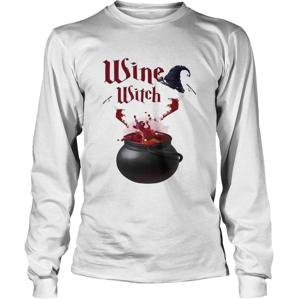 Wine Witch Halloween LongSleeve