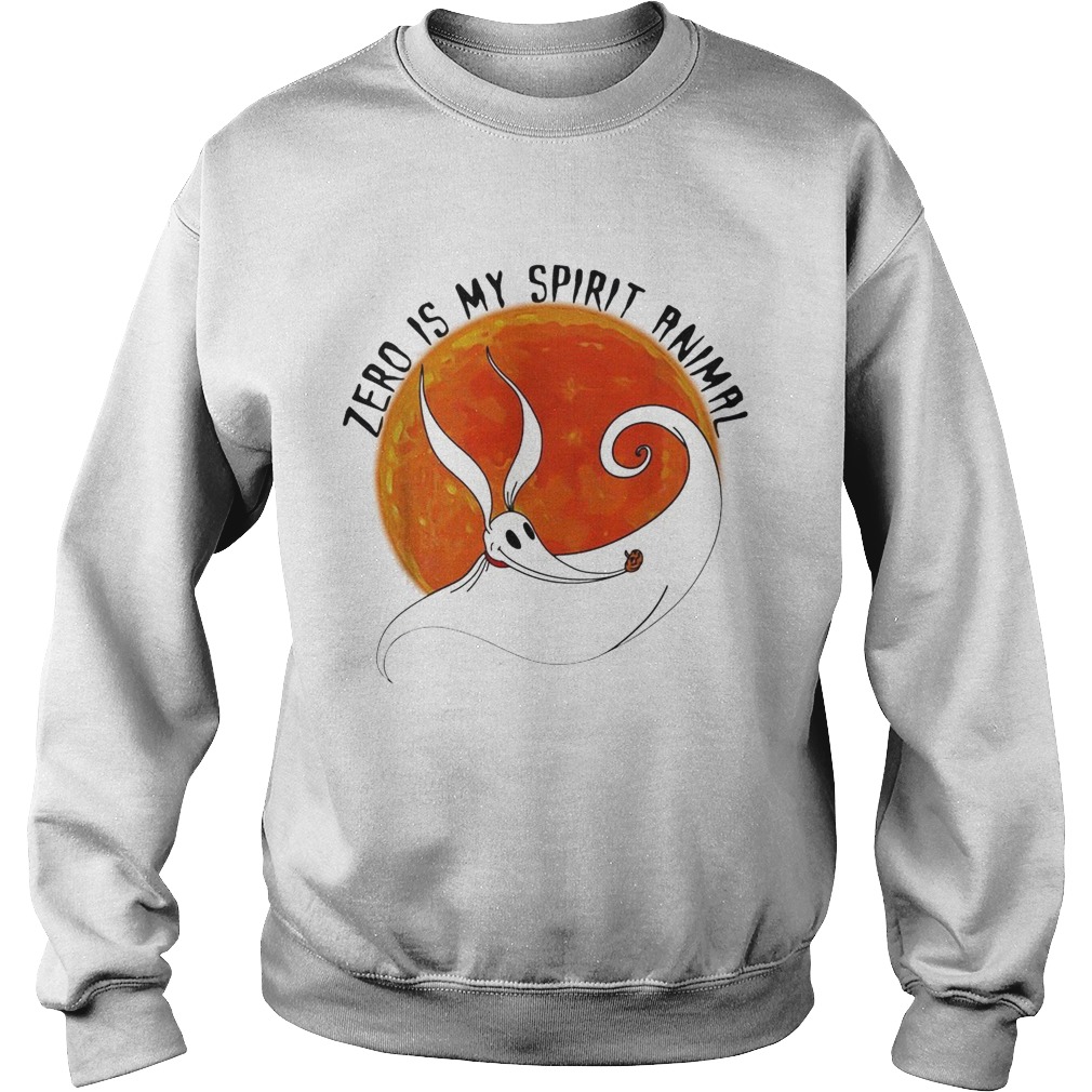 Zero is my spirit animal Halloween moon Sweatshirt