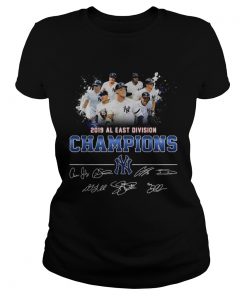 2019 Al east division champions New York Yankees signature  Classic Ladies