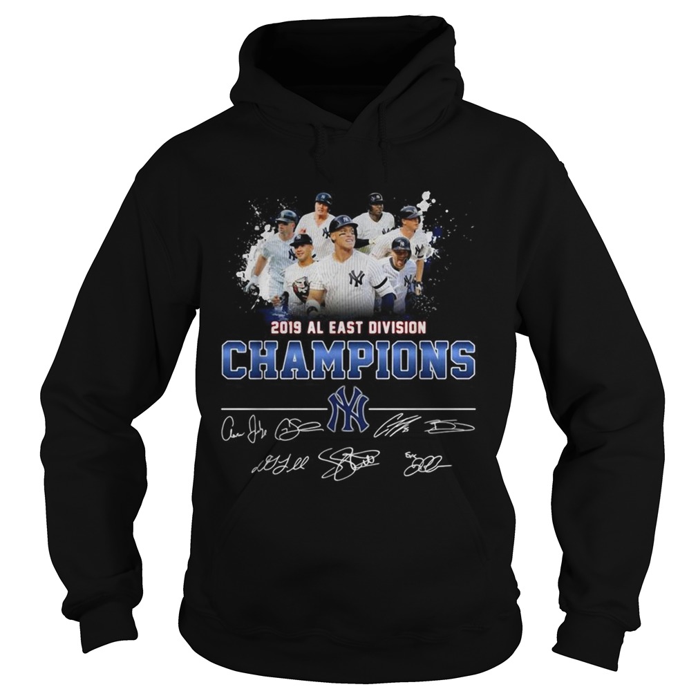 2019 Al east division champions New York Yankees signature Hoodie