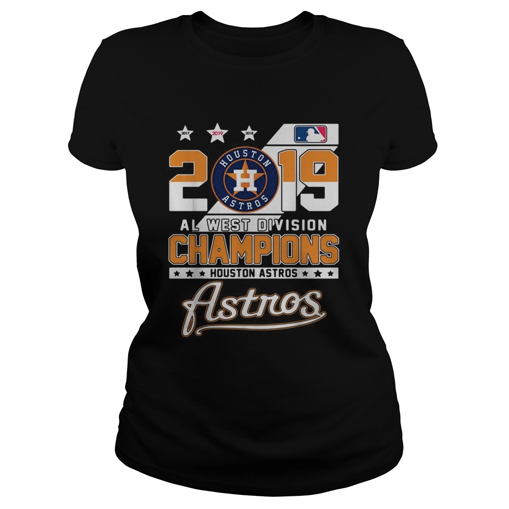 2019 Al west division Champions Houston Astros Classic Ladies