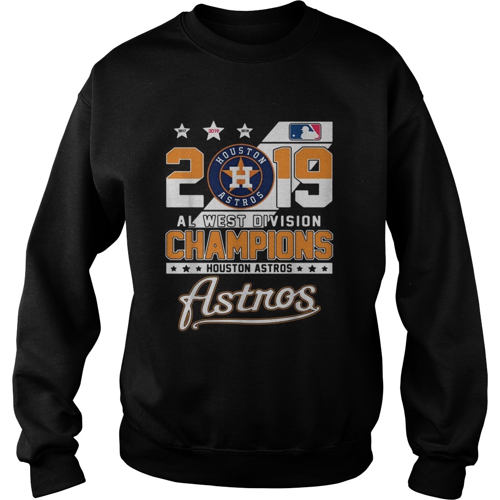 2019 Al west division Champions Houston Astros Sweatshirt