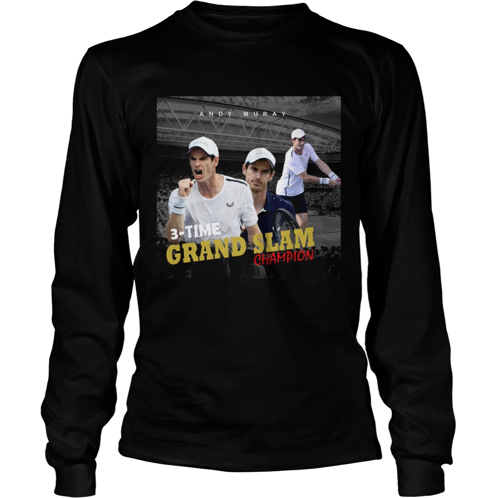 Andy Murray 3 time Grand Slam champion LongSleeve