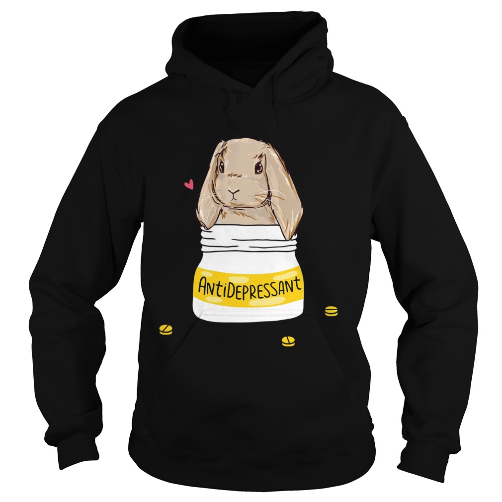 Antidepressant Bunny Hoodie