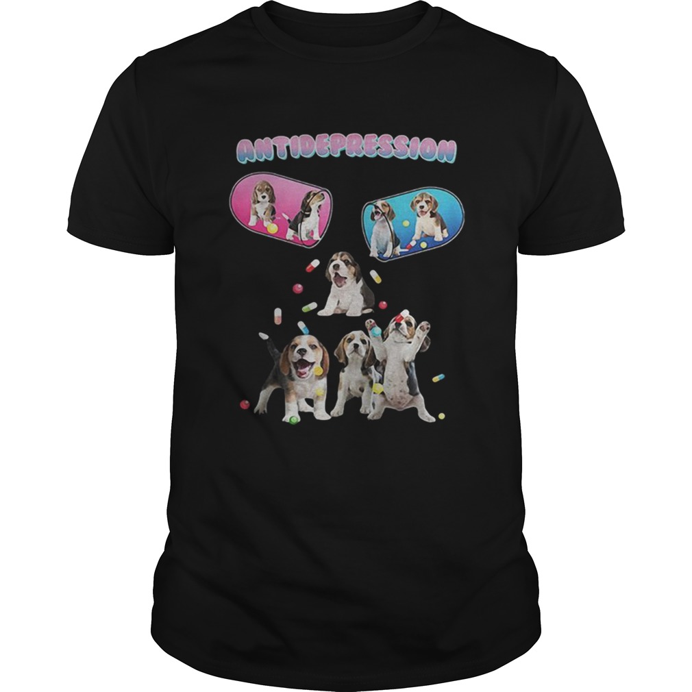 Antidepression cute beagles dogs shirt