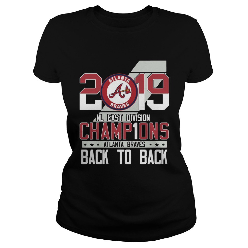 Atlanta Braves 2019 NL East division Champions back to back Classic Ladies