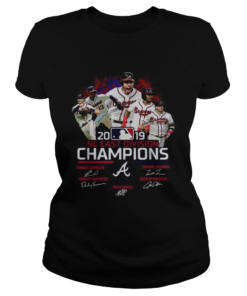 Atlanta Braves 2019 NL east division champions signature  Classic Ladies