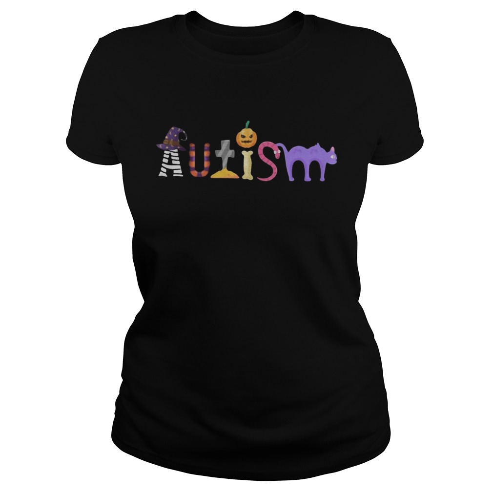 Autism Halloween Classic Ladies