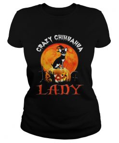 Awesome Crazy Chihuahua Lady Halloween Gift  Classic Ladies