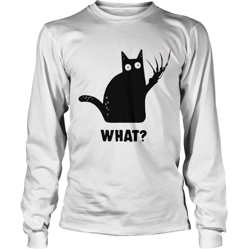 Black Cat Freddy Krueger what LongSleeve