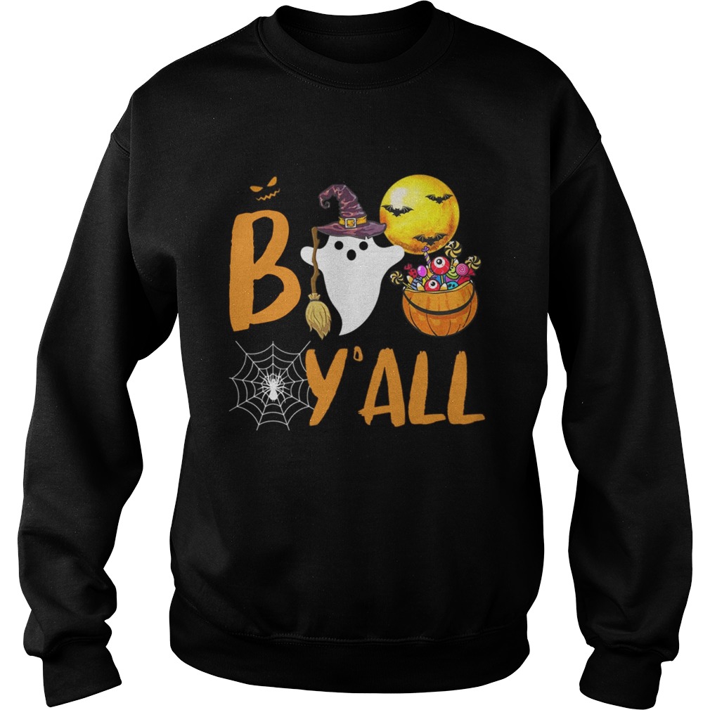 Boo Y all Happy Halloween Funny TShirt Sweatshirt