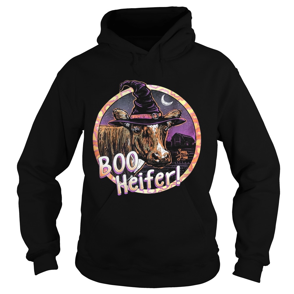 Boo heifer witch Halloween Hoodie