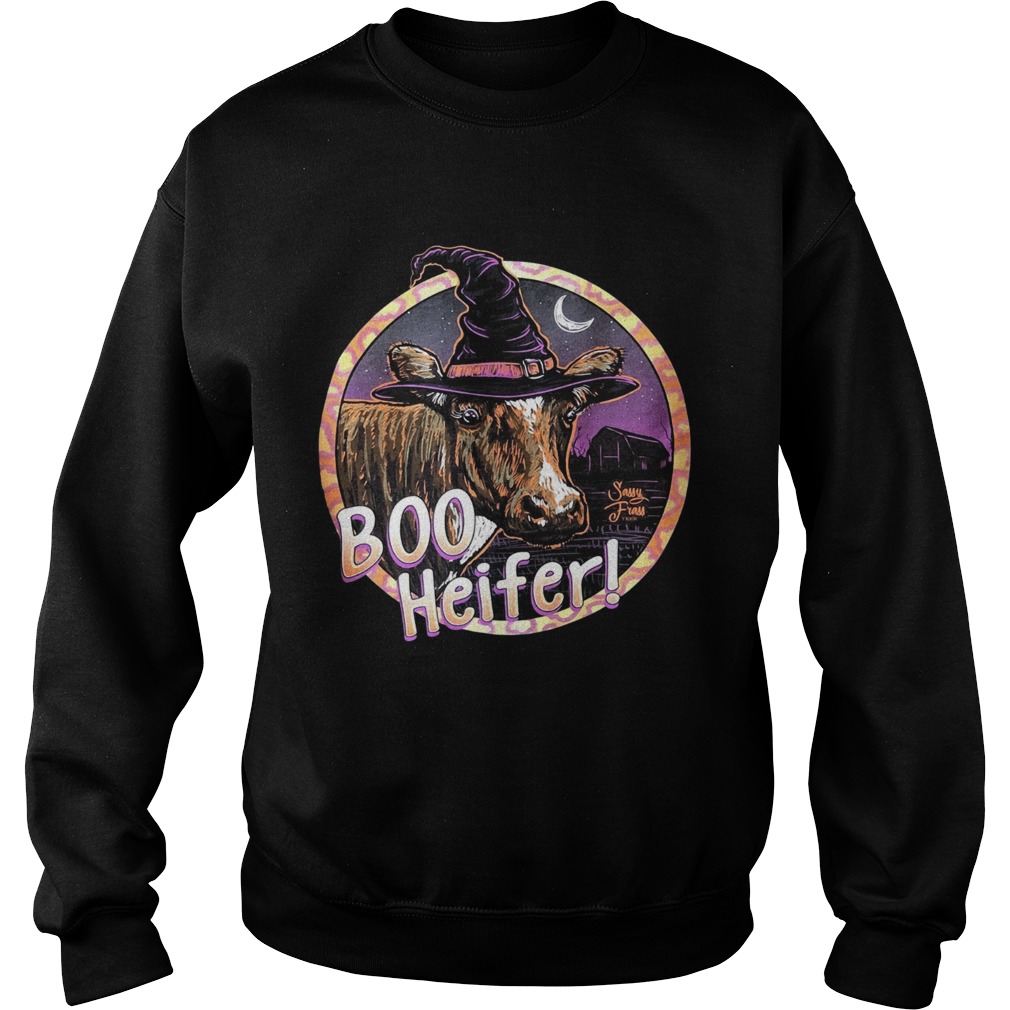 Boo heifer witch Halloween Sweatshirt