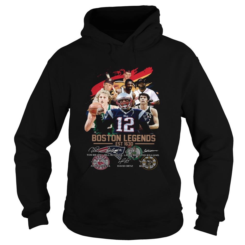 Boston Legends est 1630 signature Hoodie