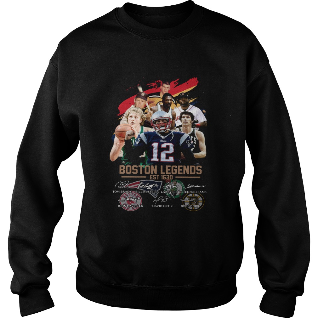 Boston Legends est 1630 signature Sweatshirt