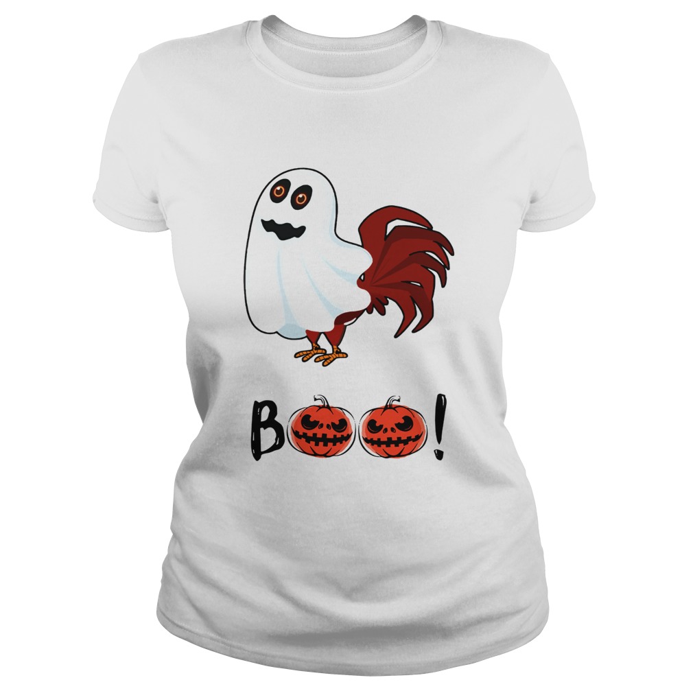 Chicken Boo Halloween Classic Ladies