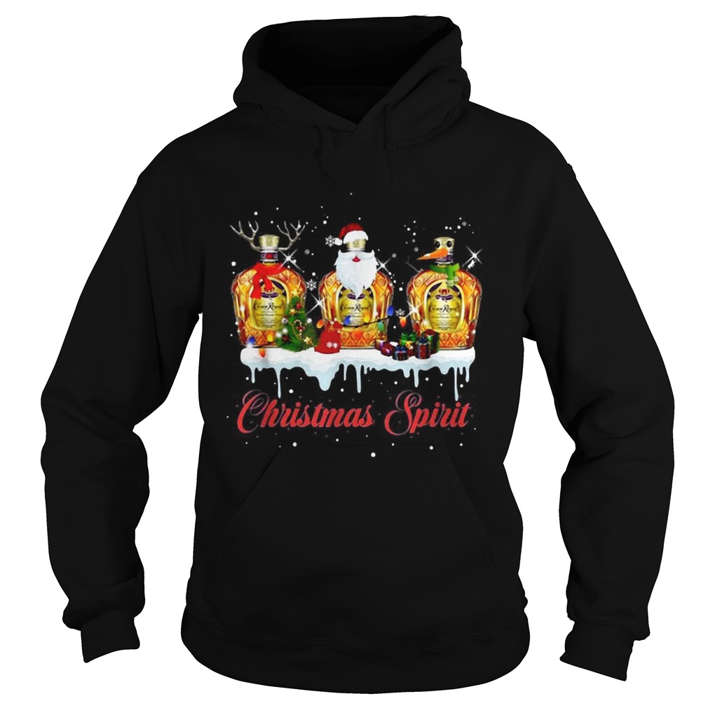 Christmas spirit Crown Royal Whisky Hoodie